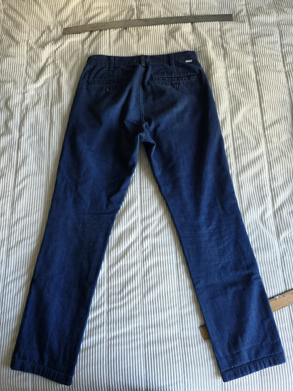 Levi's Strauss & Co Men's Navy Straight Jeans Chino Trouser